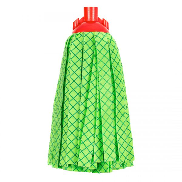 Mopa de viscosa tiras verde